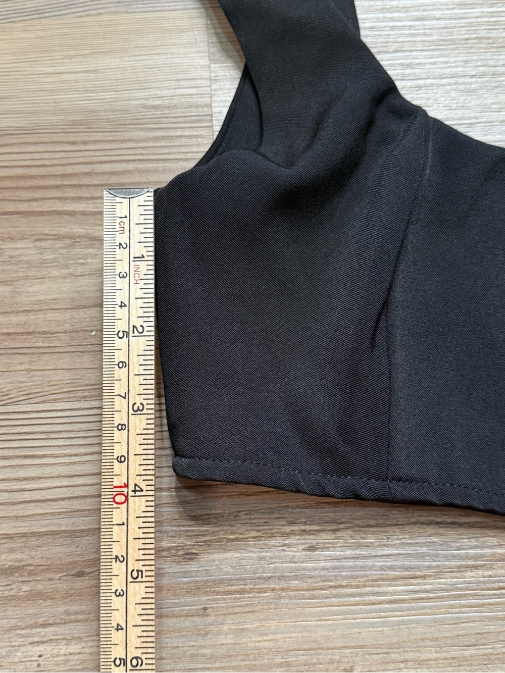 Princess Polly Huxley Black Crop Top with Wide Straps - Picture 8 of 9